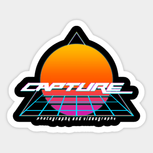 Retro Logo - Photography and Videography (Left Pocket and Back) T-Shirt Sticker